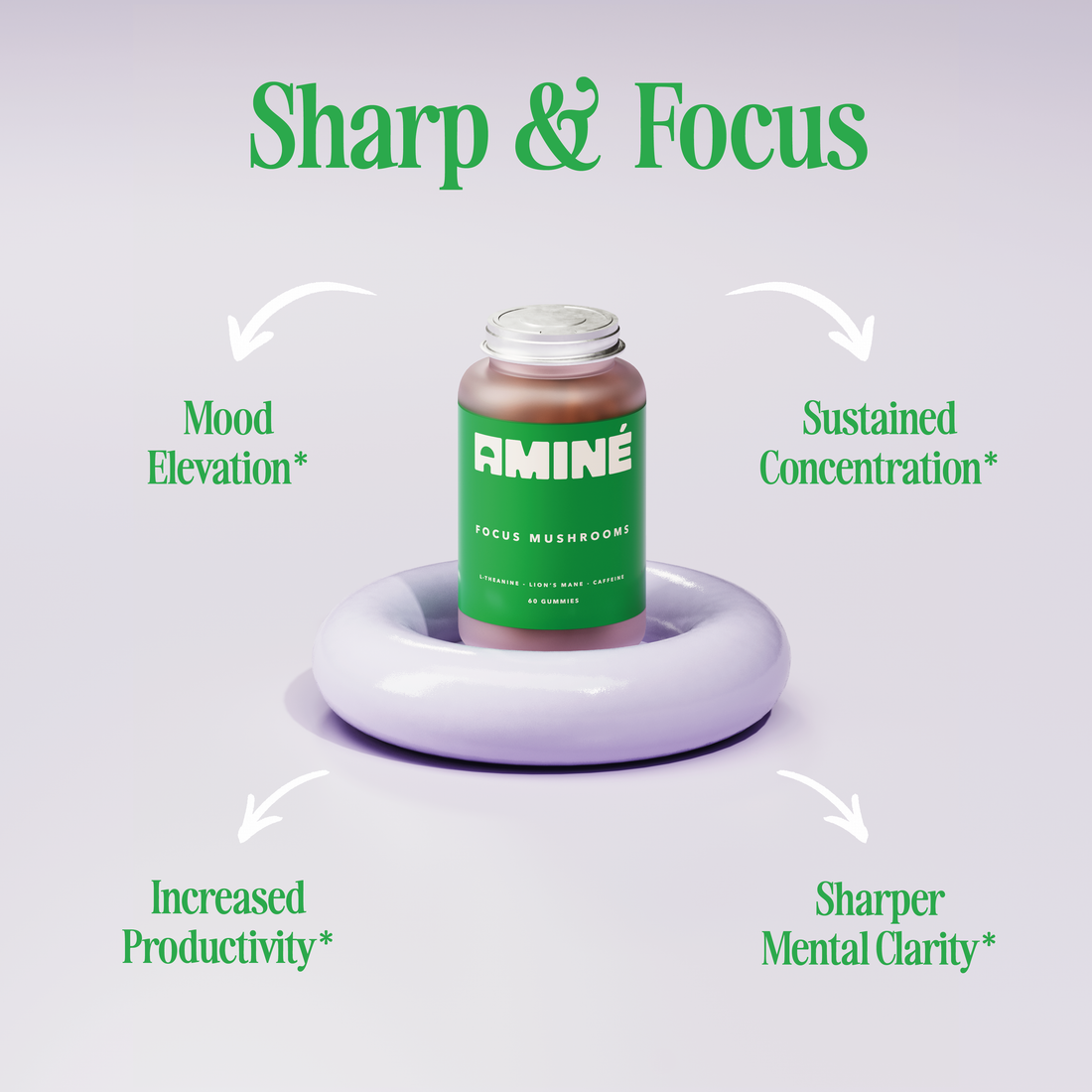 Discover the Best Focus Mushroom Gummies with Lion's Mane in the USA